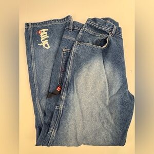Mecca Jeans Vintage Y2K Stanley 101 Carpenter Baggy Denim Size 40x36 DNM Hip Hop